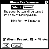 Silent Alarm Prefs