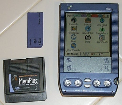 The Memory Stick, MemPlug and Visor Prism