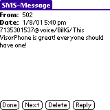 SMS message